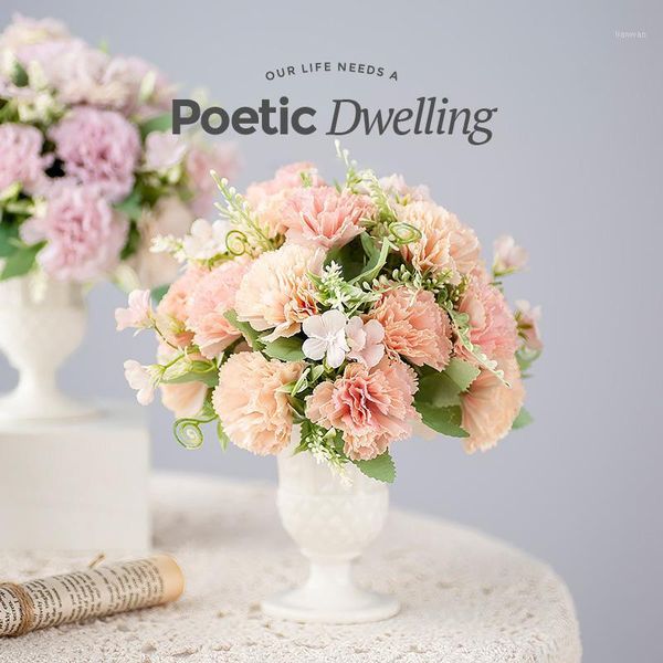 nordic 7 carnation artificial flower wedding bouquet plastic fake flower home party decoration floral silk wholesale1
nordic 7 carnation artificial flower wedding bouquet plastic fake flower home party decoration floral silk wholesale1