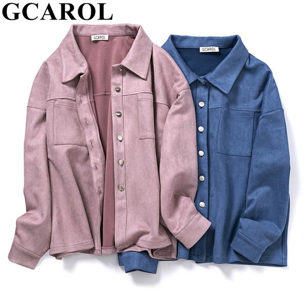 gcarol women turn-down collar velvet jacket single-breasted drop shoulder thick oversized coat autumn winter overalls 201112, Black;brown
gcarol women turn-down collar velvet jacket single-breasted drop shoulder thick oversized coat autumn winter overalls 201112, Black;brown