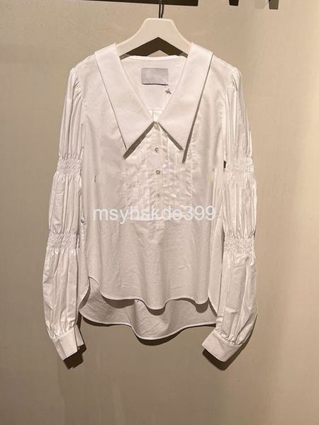 women's blouses & shirts niche spring and summer cotton white long sleeve pleated short lantern v-neck elegant shirt women
women's blouses & shirts niche spring and summer cotton white long sleeve pleated short lantern v-neck elegant shirt women