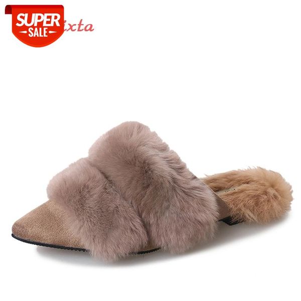 aphixta real fur women slipper pointed toe lady footwear mujer shoes 100% real rabbit hair slippers women fur mules shoes woma #oq1a, Black
aphixta real fur women slipper pointed toe lady footwear mujer shoes 100% real rabbit hair slippers women fur mules shoes woma #oq1a, Black