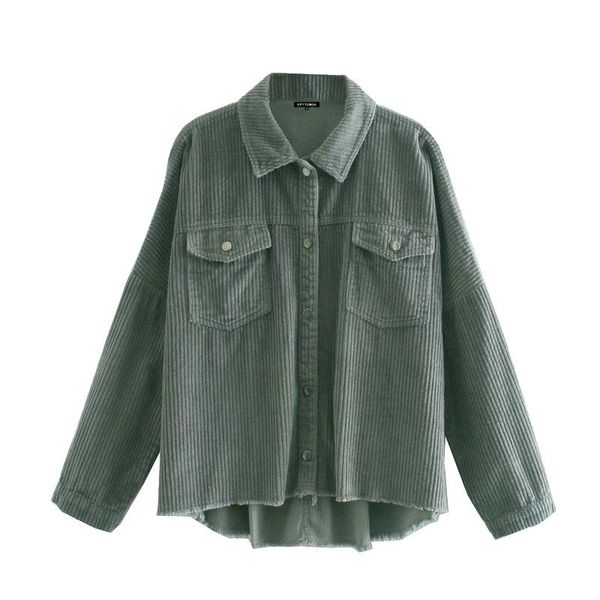 kpytomoa women 2020 fashion pockets oversized corduroy jacket coat vintage long sleeve frayed tassel female outerwear chic bbylhx, White;black
kpytomoa women 2020 fashion pockets oversized corduroy jacket coat vintage long sleeve frayed tassel female outerwear chic bbylhx, White;black