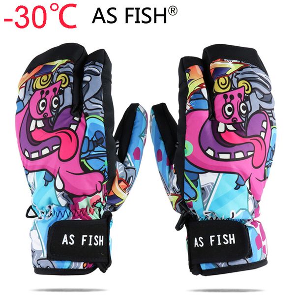 professional snowboard ski gloves men women 3 finger mittens winter -30 skiing snowmobile windser snow handschoemen monster 201104, Blue;gray
professional snowboard ski gloves men women 3 finger mittens winter -30 skiing snowmobile windser snow handschoemen monster 201104, Blue;gray