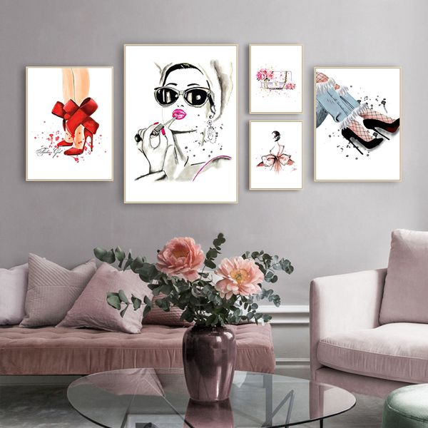 women high heels handbags fashion poster canvas art print modern wall art pictures canvas painting for living room decor
women high heels handbags fashion poster canvas art print modern wall art pictures canvas painting for living room decor