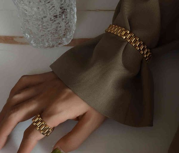 bracelet labor gale ins wind combination heavy textured stainless steel bracelet re purchase bracelet jewelry chain, Golden;silver
bracelet labor gale ins wind combination heavy textured stainless steel bracelet re purchase bracelet jewelry chain, Golden;silver