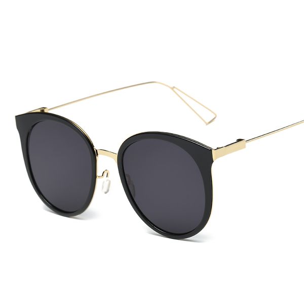 wind versatile round frame metal legged sunglasses for men and women fashion, White;black
wind versatile round frame metal legged sunglasses for men and women fashion, White;black