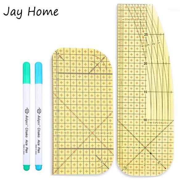 1pc ironing ruler high temperature patchwork ruler & 2 colors heat erase pens diy cloth quilting tailoring accessories1, Black
1pc ironing ruler high temperature patchwork ruler & 2 colors heat erase pens diy cloth quilting tailoring accessories1, Black