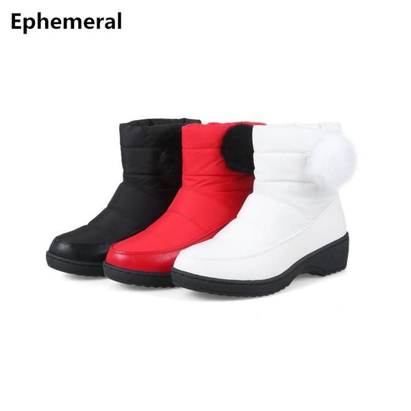 lady shoes thick bottoms wedges boots winter warm fur snow botas zapatos mujer short ankle booty plus size 44 34 red black white
lady shoes thick bottoms wedges boots winter warm fur snow botas zapatos mujer short ankle booty plus size 44 34 red black white
