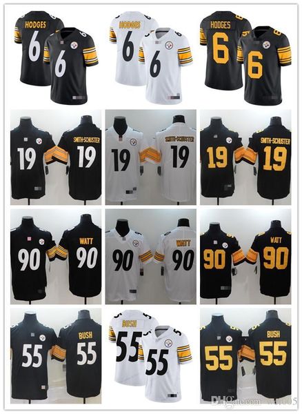 mens womens youth pittsburgh steelers 19 juju smith-schuster 90 t.j. watt 6 devlin hodges 55 devin bush custom football jerseys, Black;red
mens womens youth pittsburgh steelers 19 juju smith-schuster 90 t.j. watt 6 devlin hodges 55 devin bush custom football jerseys, Black;red