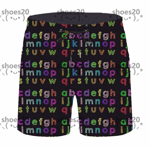 letter black swimming trunks hipster men's breathable designer shorts outdoor vacation travel luxury swimwear