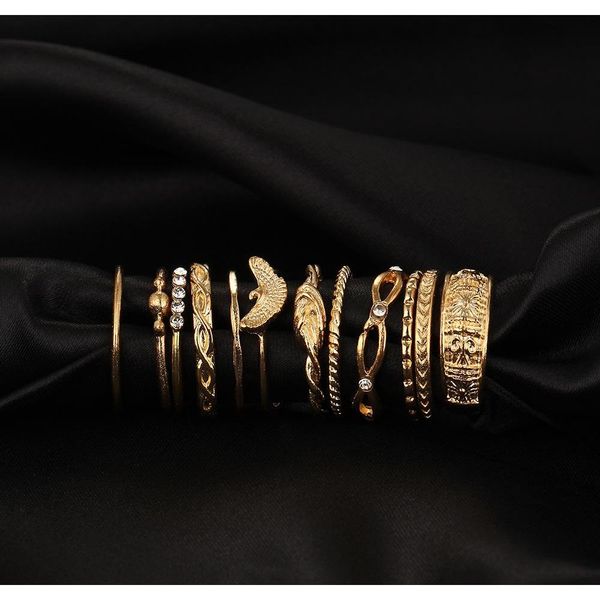 12pcs/set joint ring set retro diamond ring twelve set wrap knotted carved 12 set rings whole sqcjvk beauty888, Silver
12pcs/set joint ring set retro diamond ring twelve set wrap knotted carved 12 set rings whole sqcjvk beauty888, Silver