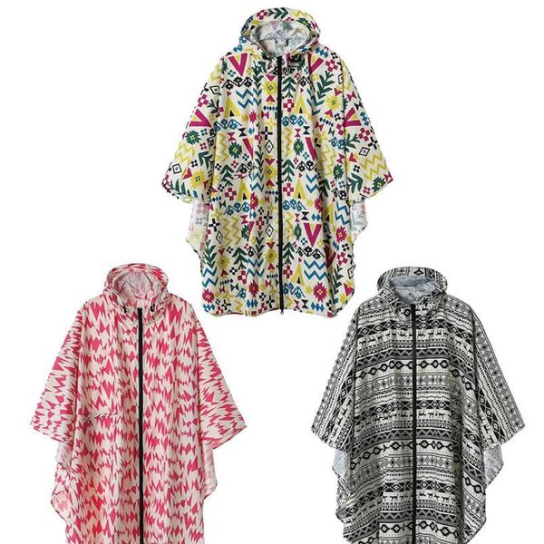 1pc fashion colorful print lightweight waterproof poncho women rain cape hooded outdoor rain coat for ladies with bbytcb
1pc fashion colorful print lightweight waterproof poncho women rain cape hooded outdoor rain coat for ladies with bbytcb
