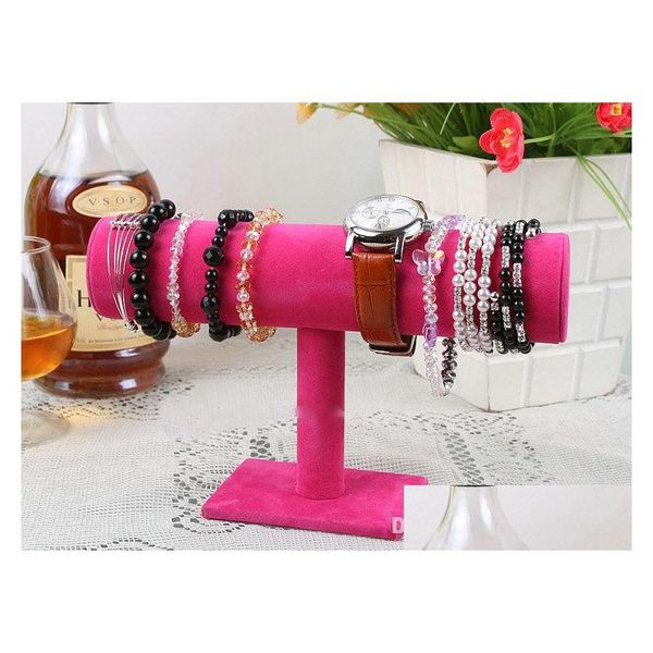 one-layer velvet fashion jewelry bracelet necklace watch bracelet display stand holder bangle watch t-bar multi-style optional lo5ih, Black
one-layer velvet fashion jewelry bracelet necklace watch bracelet display stand holder bangle watch t-bar multi-style optional lo5ih, Black