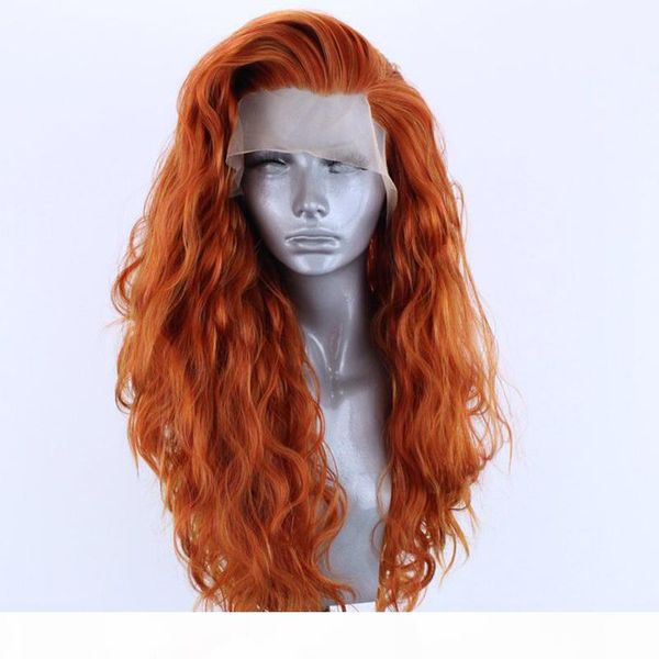 charisma orange heat resistant fiber hair synthetic lace front wigs for women long body wave cosplay wig with side part, Black
charisma orange heat resistant fiber hair synthetic lace front wigs for women long body wave cosplay wig with side part, Black