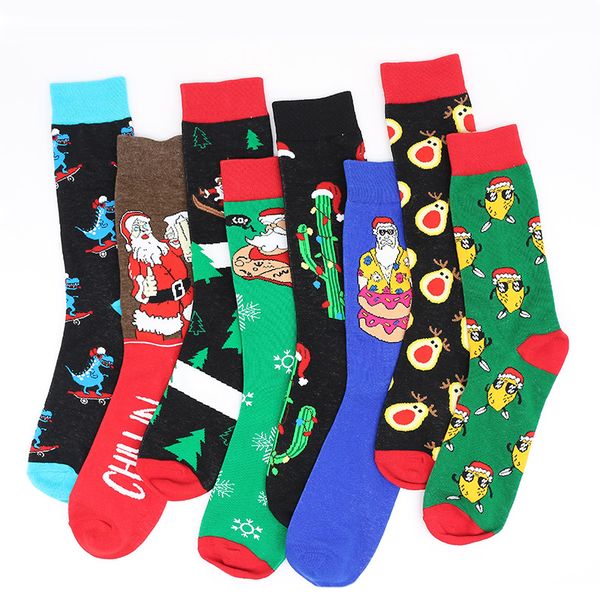 christmas stockings adults men socks cartoon funny print elk cactus winter santa claus large size middle stocking eu39-46 8 colors cz102403, Pink;yellow
christmas stockings adults men socks cartoon funny print elk cactus winter santa claus large size middle stocking eu39-46 8 colors cz102403, Pink;yellow