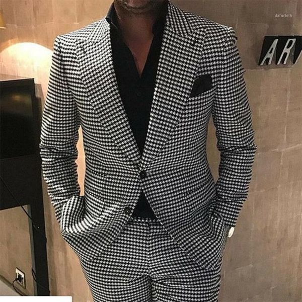 xz95 costume homme wedding suits for mens custom made houndstooth slim fit tuxedos men suit formal blazer black with white gowns1, White;black
xz95 costume homme wedding suits for mens custom made houndstooth slim fit tuxedos men suit formal blazer black with white gowns1, White;black
