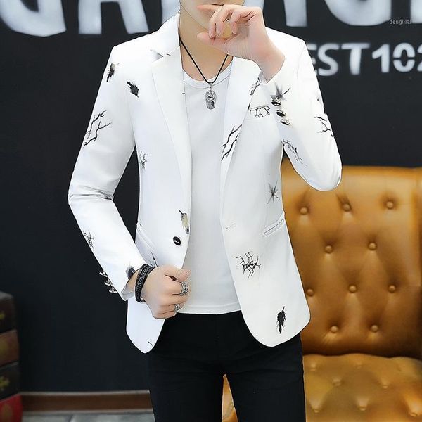 2020 youth slim blazer men fashion casual spring print blazer1, White;black
2020 youth slim blazer men fashion casual spring print blazer1, White;black