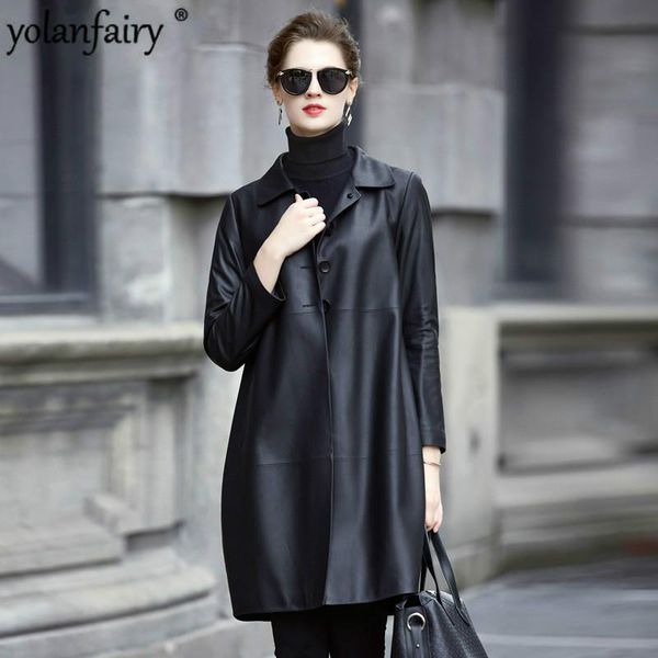 genuine leather jacket women clothes 2020 long sheepskin coat real leather women's windbreaker leren jas dames vzf2967 kj4416, Black
genuine leather jacket women clothes 2020 long sheepskin coat real leather women's windbreaker leren jas dames vzf2967 kj4416, Black