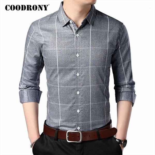 coodrony brand shirt men spring autumn new arrivals long sleeve chemise homme fashion plaid business casual cotton shirts c60661, White;black
coodrony brand shirt men spring autumn new arrivals long sleeve chemise homme fashion plaid business casual cotton shirts c60661, White;black