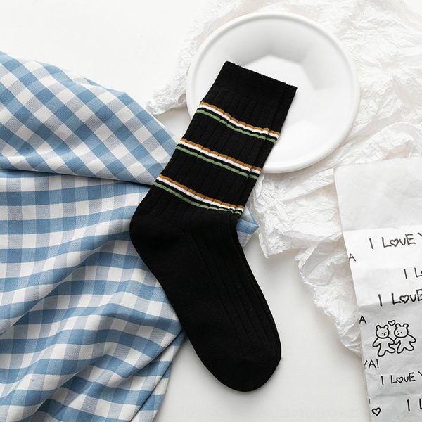 z7aby stripe and winter medium new socks style women's cotton medium tube korean plain thin needle double autumn stacked socks 8tl88, Black
z7aby stripe and winter medium new socks style women's cotton medium tube korean plain thin needle double autumn stacked socks 8tl88, Black
