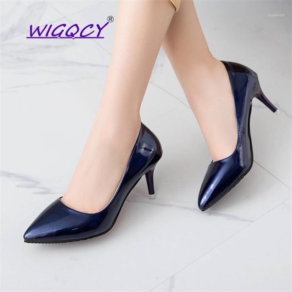 patent leather high heels pumps women shoes 2021 spring autumn fashion pointed wild ceremonial professional wedding shoes1, Black
patent leather high heels pumps women shoes 2021 spring autumn fashion pointed wild ceremonial professional wedding shoes1, Black