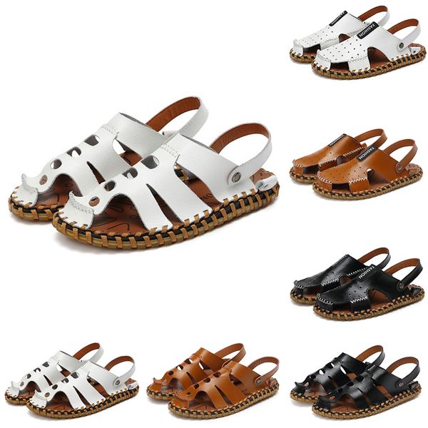 non-brand men leather sandals black white brown outdoor sandy beach mens spring summer sandals walking 39-45
non-brand men leather sandals black white brown outdoor sandy beach mens spring summer sandals walking 39-45