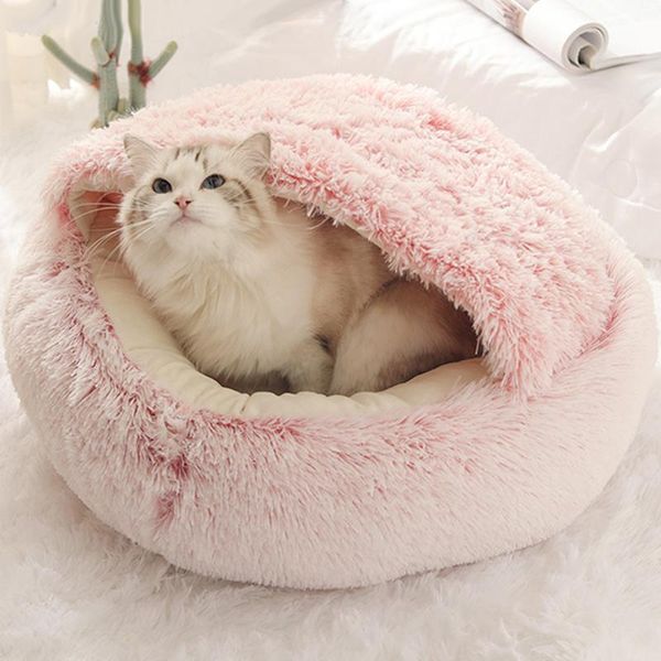 2-in-1 round plush cat bed kitten cage cozy nest indoor soft mat cave house kennel winter warm sleep bag washable kitty tent
2-in-1 round plush cat bed kitten cage cozy nest indoor soft mat cave house kennel winter warm sleep bag washable kitty tent