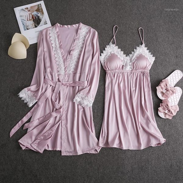 women's lace kimono satin solid wedding bride bridesmaid robes nightwear elegant rayon female sleepwear pajamas1, Black;red
women's lace kimono satin solid wedding bride bridesmaid robes nightwear elegant rayon female sleepwear pajamas1, Black;red