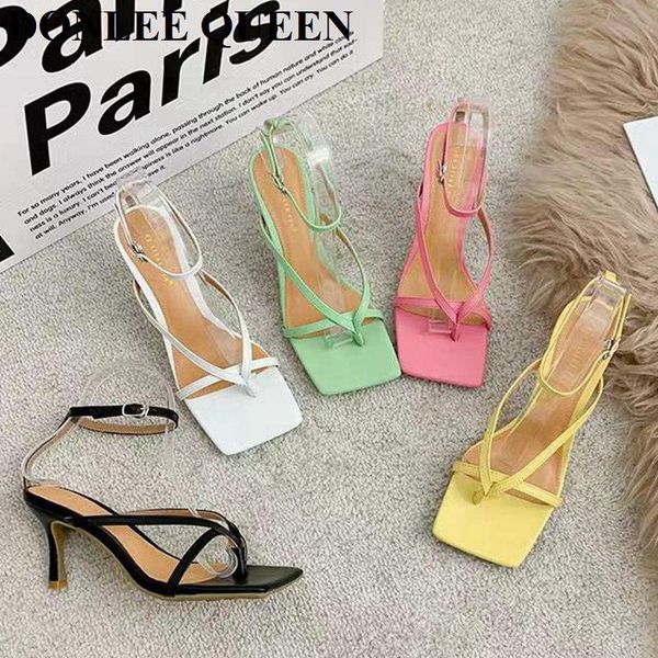 sandals fashion square toe women high heels 7cm ladies shoes narrow band gladiator sandal party ankle strap mujer, Black
sandals fashion square toe women high heels 7cm ladies shoes narrow band gladiator sandal party ankle strap mujer, Black