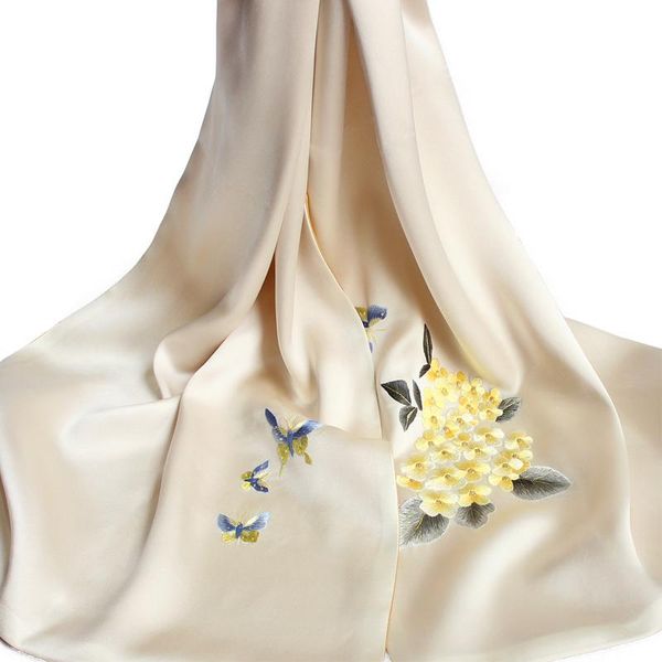100% pure silk scarf for women handmade embroidery scarf silk head hijabs gift for ladies real and shawl, Blue;gray
100% pure silk scarf for women handmade embroidery scarf silk head hijabs gift for ladies real and shawl, Blue;gray