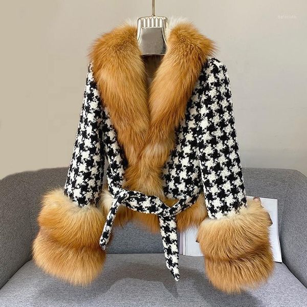 2020 trendy luxury winter ladies outfit woollen coat fur collar and sleeve women clothing real fur jacket coat1, Black
2020 trendy luxury winter ladies outfit woollen coat fur collar and sleeve women clothing real fur jacket coat1, Black