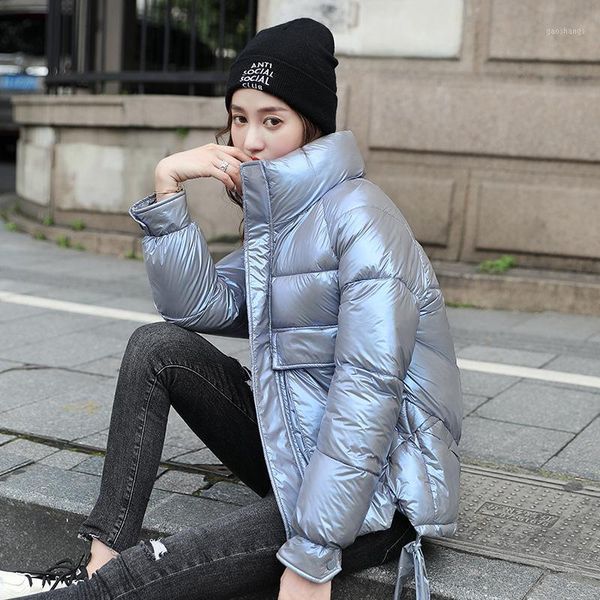 puffer jacket women short parkas stand collar glossy thick warm winter coat plus size 2020 winter women parka loose bubble coat1, Black
puffer jacket women short parkas stand collar glossy thick warm winter coat plus size 2020 winter women parka loose bubble coat1, Black