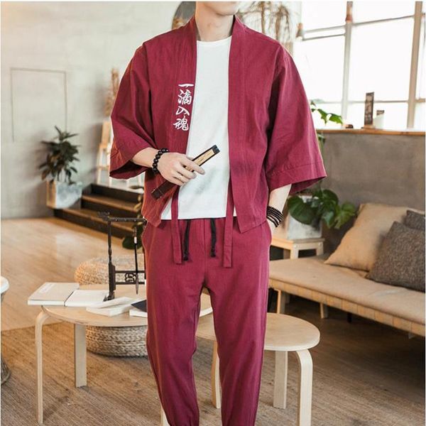 5xl chinese style men cardigan cotton linen improvement kimono 3/4 sleeve casual streetwear male solid colors clothing1, Gray
5xl chinese style men cardigan cotton linen improvement kimono 3/4 sleeve casual streetwear male solid colors clothing1, Gray