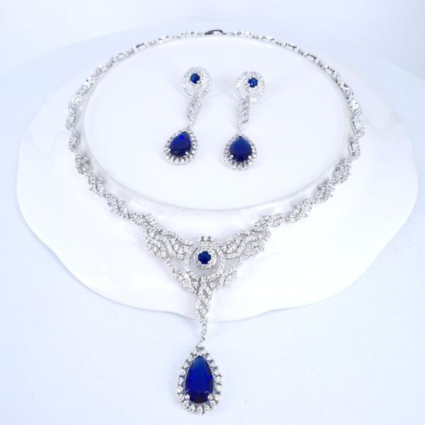 2021new fashion vintage green red blue black cz zircon necklace earring set,wedding party banquet dress jewelry ing, Silver
2021new fashion vintage green red blue black cz zircon necklace earring set,wedding party banquet dress jewelry ing, Silver