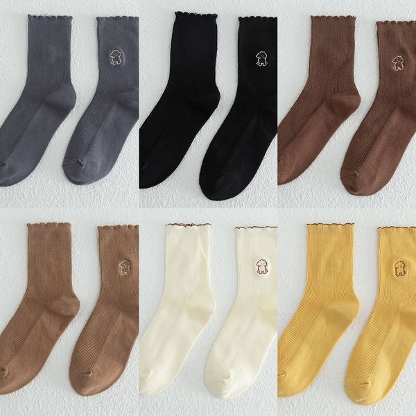 cute women's medium tube 20 autumn winter new cartoon dog embroidered socks solid color embroidery cartoon dog lacestyle students pile, Black
cute women's medium tube 20 autumn winter new cartoon dog embroidered socks solid color embroidery cartoon dog lacestyle students pile, Black