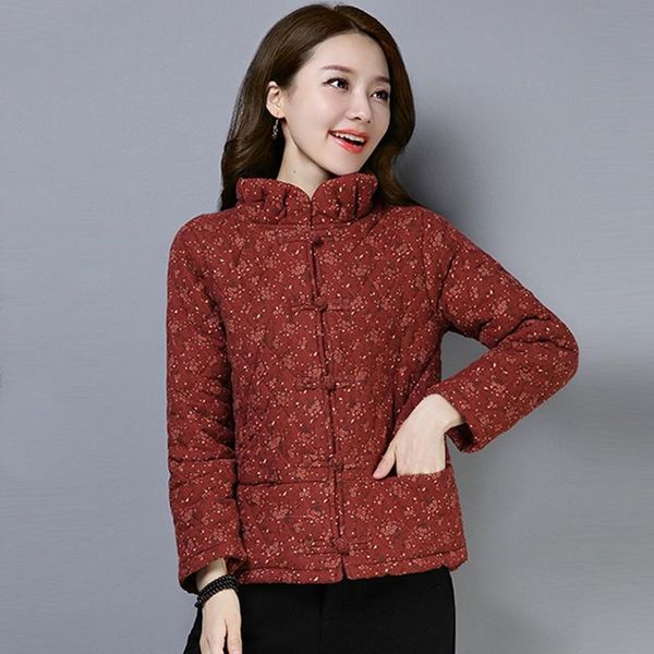 китайский cheongsam tops для зимы женщин ветровки пальто кнопка stand цветочные теплое пальто ретро куртки восточного стиля одежды, Red
китайский cheongsam tops для зимы женщин ветровки пальто кнопка stand цветочные теплое пальто ретро куртки восточного стиля одежды, Red