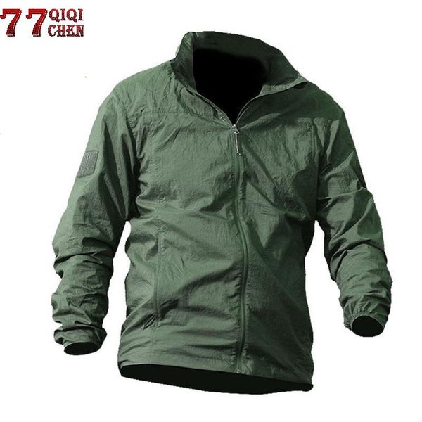 spring autumn tactical skin jacket men waterproof quick dry hooded raincoat thin windbreaker coat jaqueta masculina, Black;brown
spring autumn tactical skin jacket men waterproof quick dry hooded raincoat thin windbreaker coat jaqueta masculina, Black;brown