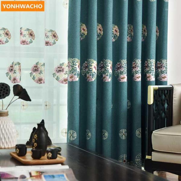 custom curtains chinese living room cotton linen embroidered bay window blue cloth blackout curtain tulle panel b3781
custom curtains chinese living room cotton linen embroidered bay window blue cloth blackout curtain tulle panel b3781