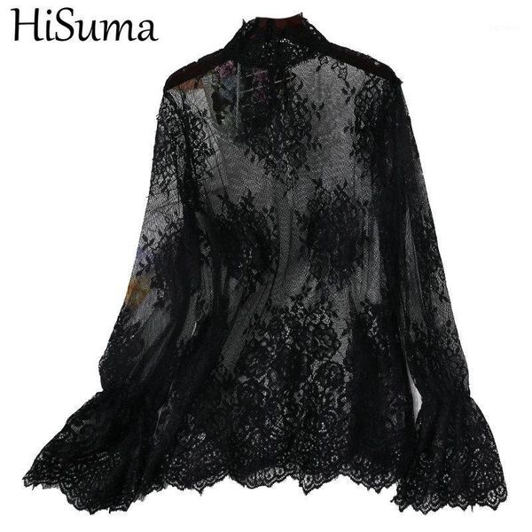 hisuma spring flare sleeve pleated women ruffles basic shirt lady elastic slim pullover embroidery lace flower party blouse 1, White
hisuma spring flare sleeve pleated women ruffles basic shirt lady elastic slim pullover embroidery lace flower party blouse 1, White
