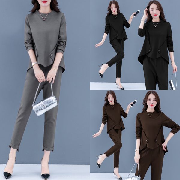 professional women 2020 new long sleeve career fit suit fit nine point styleage reductionthin temperamentfashionable two-piece leisure suit, Gray
professional women 2020 new long sleeve career fit suit fit nine point styleage reductionthin temperamentfashionable two-piece leisure suit, Gray