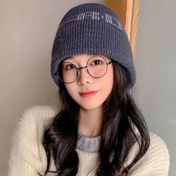 beanie/skull caps autumn winter fashion knitted beanie hat sweet outdoors windproof skullies letters casual all match earflap cap 5 colors, Blue;gray
beanie/skull caps autumn winter fashion knitted beanie hat sweet outdoors windproof skullies letters casual all match earflap cap 5 colors, Blue;gray