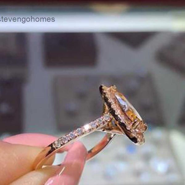 ring women's gift champagne diamond jewelry chenrui, Silver
