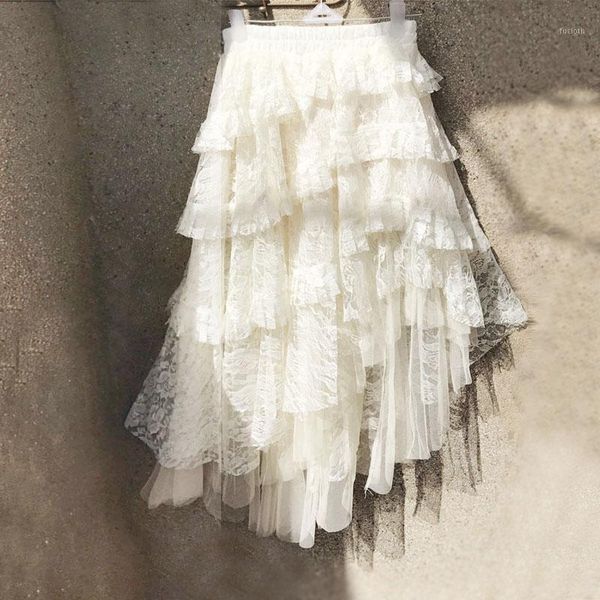 asymmetrical pleated skirt female high waist patchwork mesh lace skirts women vintage fashion clothes 2019 autumn1, Black
asymmetrical pleated skirt female high waist patchwork mesh lace skirts women vintage fashion clothes 2019 autumn1, Black
