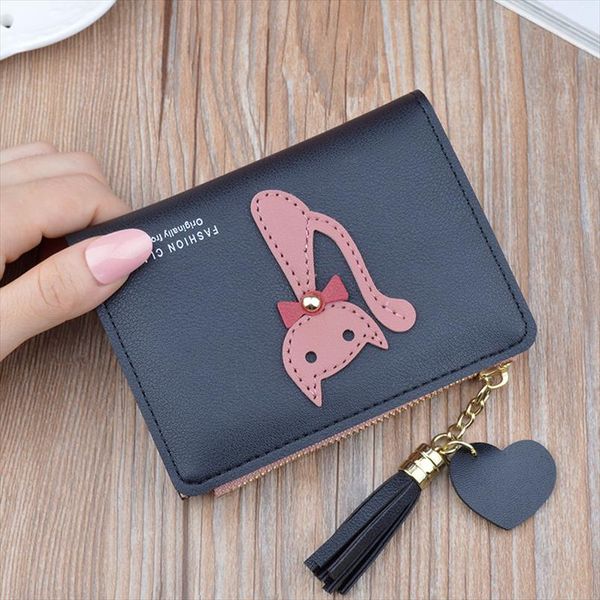 girls small wallet womens short student new coin purse ms lady korean purse fashion multifunction zipper tassel cute wallet, Red;black
girls small wallet womens short student new coin purse ms lady korean purse fashion multifunction zipper tassel cute wallet, Red;black