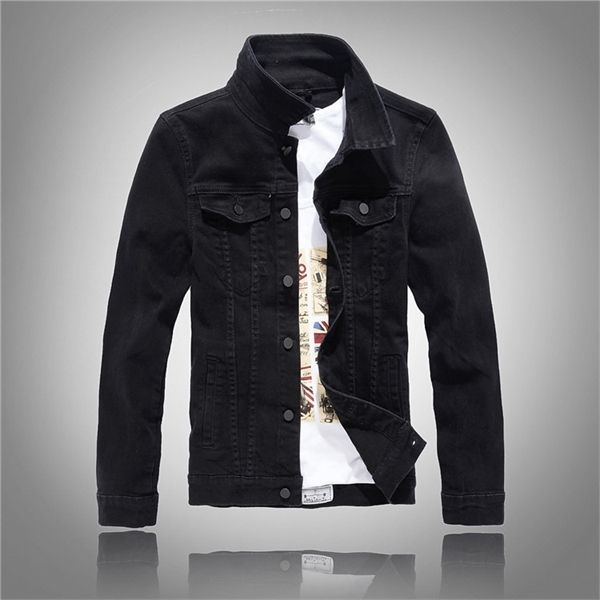 solid streetwear coat outwear overcoats men denim jackets cowboy casual slim fit jean jacket autumn male pockets c1108, Black;brown
solid streetwear coat outwear overcoats men denim jackets cowboy casual slim fit jean jacket autumn male pockets c1108, Black;brown
