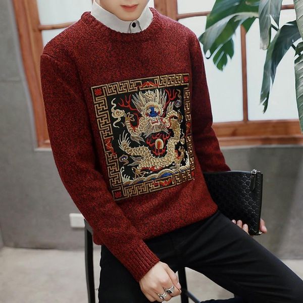 men's sweaters fashion personality chinese embroidery mens o neck large size -5xl knitted sweater pullover casual slim fit pull hommes, White;black
men's sweaters fashion personality chinese embroidery mens o neck large size -5xl knitted sweater pullover casual slim fit pull hommes, White;black