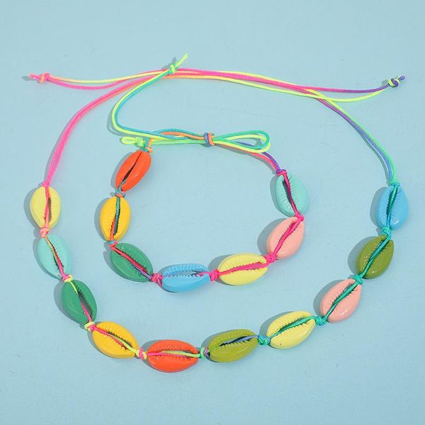 women conch seashell necklace bracelet jewelry set 2020 summer beach shell choker boho rope dyed cowrie necklaces collar female, Silver
women conch seashell necklace bracelet jewelry set 2020 summer beach shell choker boho rope dyed cowrie necklaces collar female, Silver