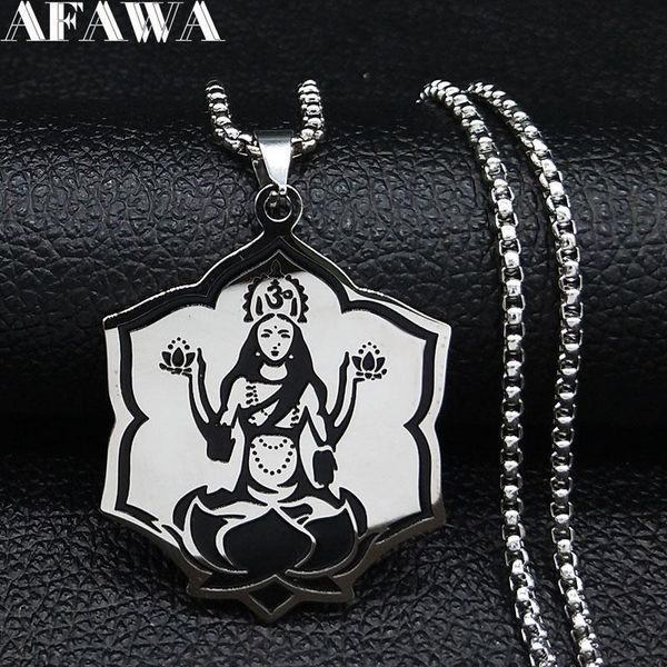 pendant necklaces 2021 yoga lotus stainless steel necklace for women silver color chain jewelry acero inoxidable gargantilla n563s02
pendant necklaces 2021 yoga lotus stainless steel necklace for women silver color chain jewelry acero inoxidable gargantilla n563s02