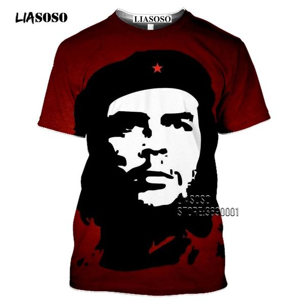 men's t-shirts liasoso 3d print cuba fidel castro che guevara t-shirt women tshirt summer short sleeve casual harajuku street shirt tee, White;black
men's t-shirts liasoso 3d print cuba fidel castro che guevara t-shirt women tshirt summer short sleeve casual harajuku street shirt tee, White;black