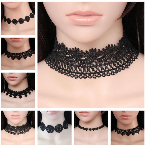 retro velvet band collar lace necklace short clavicle chain necklace women dmfn261 (with chain) mix order chokers, Golden;silver
retro velvet band collar lace necklace short clavicle chain necklace women dmfn261 (with chain) mix order chokers, Golden;silver