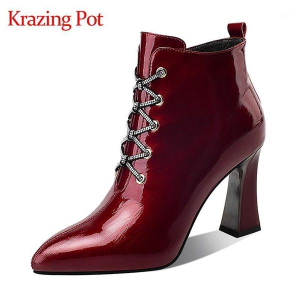 boots krazing pot plus size pointed toe super high heel short office lady daily wear european style solid winter ankle l721, Black
boots krazing pot plus size pointed toe super high heel short office lady daily wear european style solid winter ankle l721, Black
